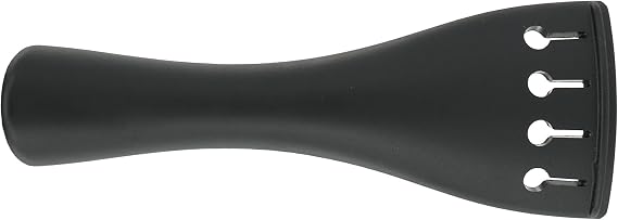 Wittner 260411 Violin tailpiece Ultra Classic Multi-System 4/4 - adjustable hanger cord - without fine tuners - without screwdriver - black