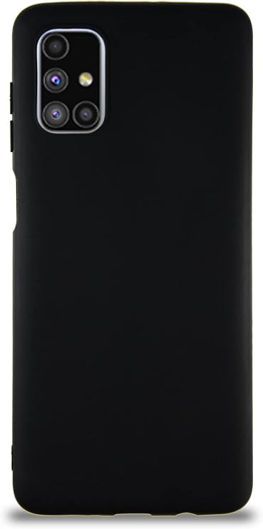 KZY İletişim Samsung Galaxy M51 ile Uyumlu Kılıf Soft Premier Renkli Silikon Kapak - Siyah