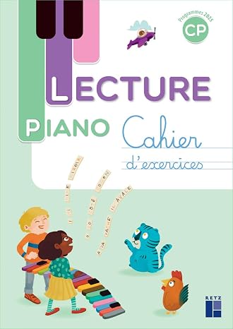 Lecture Piano CP: Cahier d'exercices