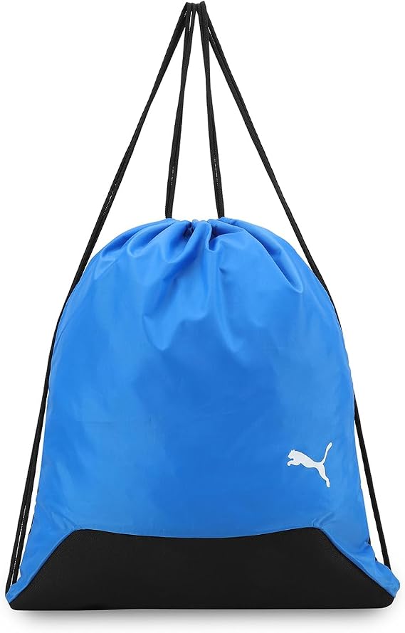 PUMA teamGOAL String Bag, Blue (Electric Blue Lemonade-Puma Black)
