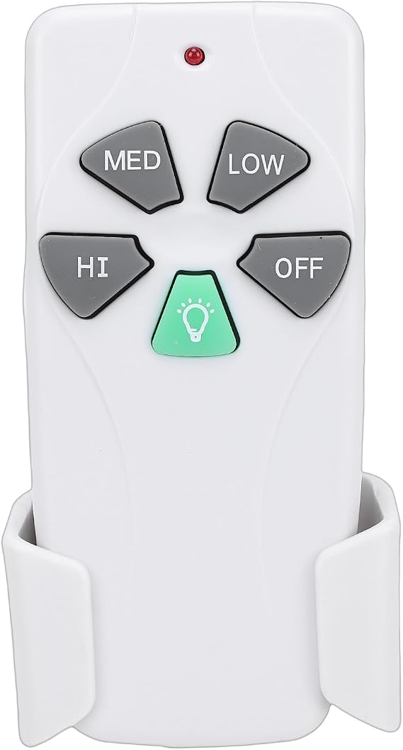 LICAEVEY Ceiling Fan Remote Control with Light Dimmer 303.9MHz Replacement for Harbor Breeze Hampton Bay Hunter with Wall Mount Holder for 3 Speed Fan FAN28R FAN18R Receiver