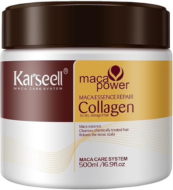 Karseell Collagen Hair Mask, Deep Conditioning for Dry Damaged Hair 500ml