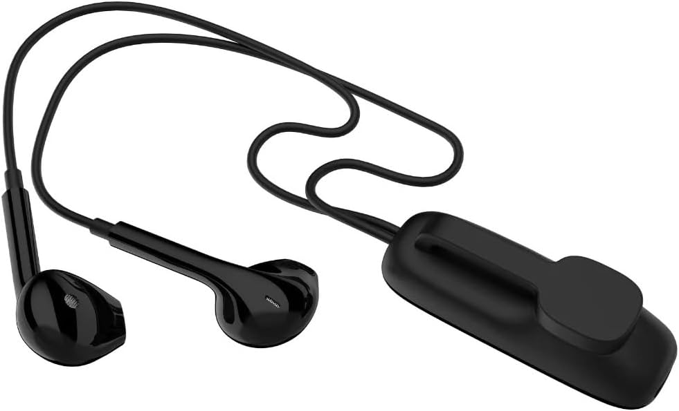 BXA4 Klipsli Bluetooth 5.3 Kulak İçi Kulaklık, Mikrofonlu, 11 Saat Pil Ömrü, Siyah