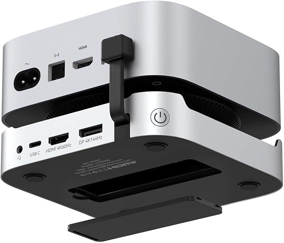 TobenONE Mac mini Dock for M6, M5 Pro, M4 with 8TB M.2 NVMe SSD Enclosure