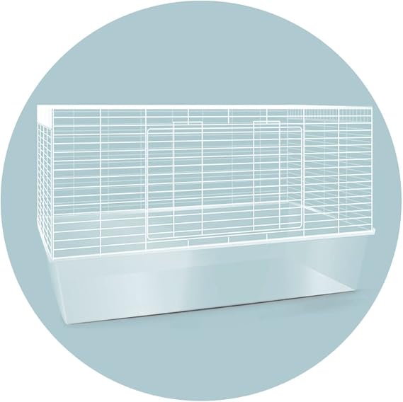 Large Hamster Cage - Clear Acrylic Mouse House with Iron Wire, Bite-Proof and Breathable Small Animal Enclosure