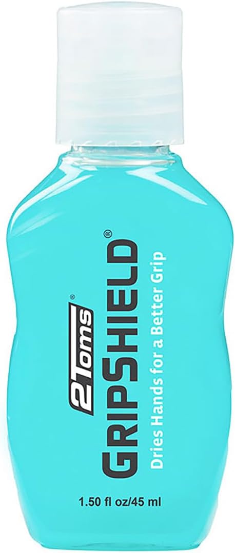 2Toms GripShield – Flüssiges Griffmittel gegen Handschweiß Für Sport Pole Dance Gaming Klettern & Fitness Sauber schnell trocknend & Nicht klebrig