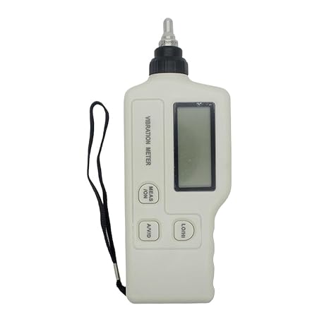 Vibration Tester, Professional Digital Vibration Meter 0.1~199.9m/s LCD Electronic Vibration Frequency Analyzer Tester Handheld Vibrometer,Digital Vibration Meter