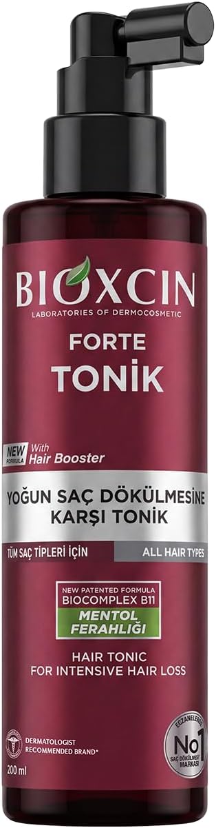 Bioxcin Forte Tonik 200 ml - Mentol Ferahlığı - Yoğun Saç Dökülmesine Karşı Tonik