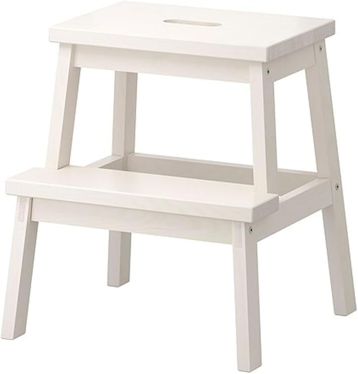 Ikea Bekvam Basamaklı Mutfak Tabure Merdiven - Beyaz Renk