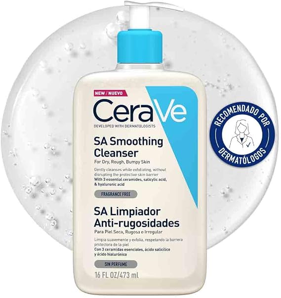 CeraVe, Cerave SA Anti-Rough Cleanser, Exfoliating Gel, 16 fl oz