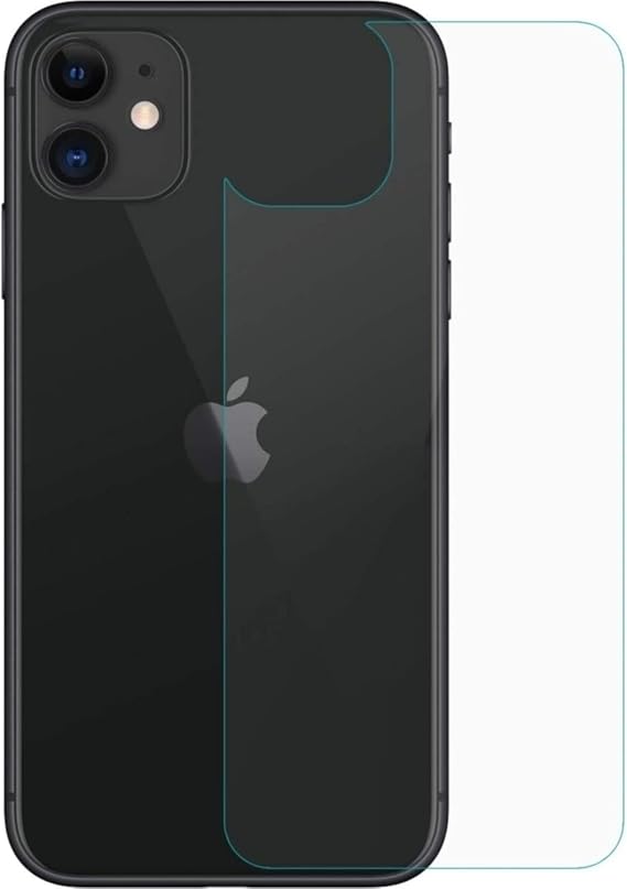 Apple iPhone 11 Arka Cam Telefon Arka Koruyucu Temperli Kırılmaz Cam Düşmelerden Kirden Ultra Derece Korur