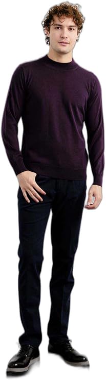 Desen Triko Erkek Basic Yarım Balıkçı İnce Triko Kazak 02421604 Füme