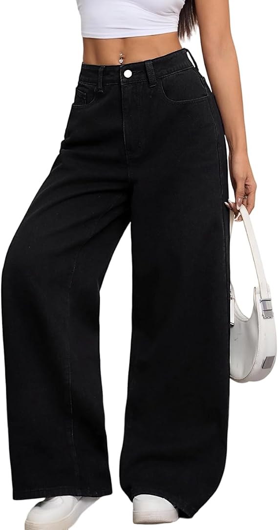 Baggy Jeans for Women Hip Hop Y2k Wide Leg Pants