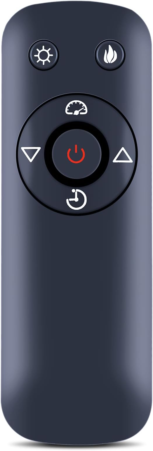 RETROSUN Replacement Remote Control for Silonn 50″Smart Electric Fireplace Heater SLELF02B-50