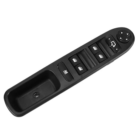 Bediffer Front Right Electric Window Control Switch, Push Button, Manual, Black, Compatible with 207