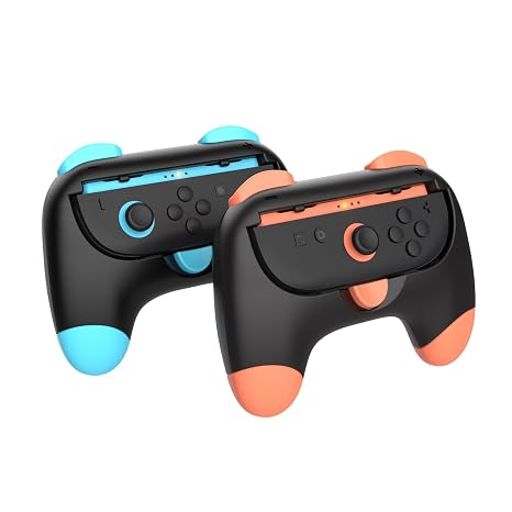AtEaze 2er Pack Controller Griffe kompatibel mit Nintendo Switch 2 Joy Cons Switch 2 Zubehör Grip
