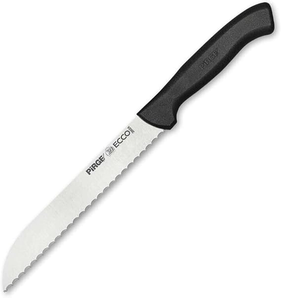 Pirge Ekmek Bıçağı Ecco 38024 17,5cm Siyah