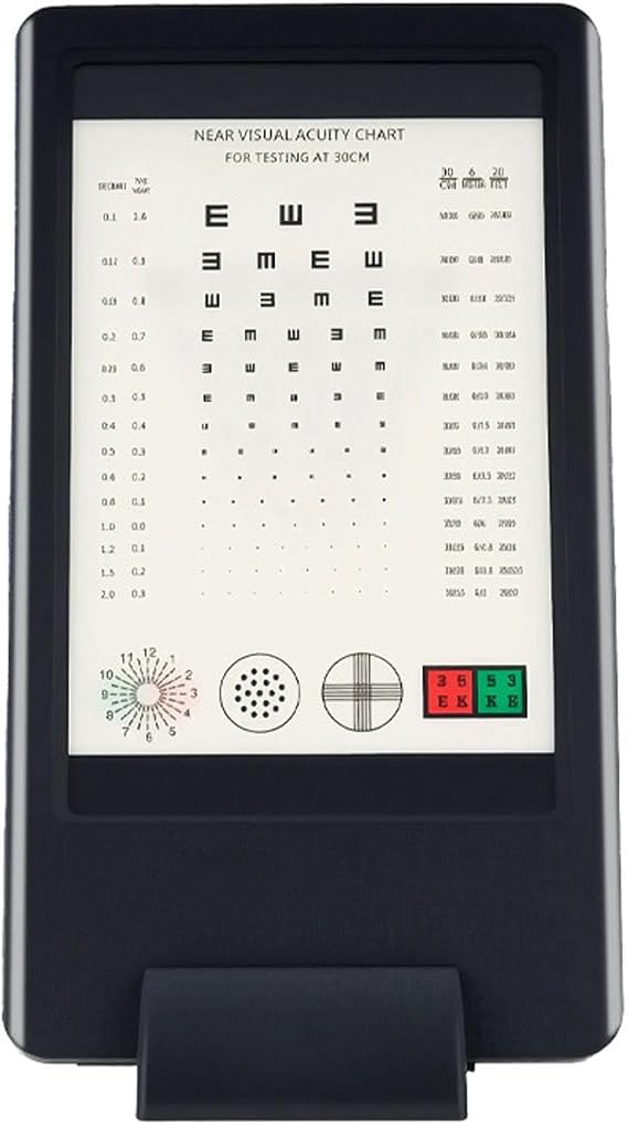 LED Eye Chart Light Box with Adjustable Brightness for Vision Testing in Schools and Optical Shops