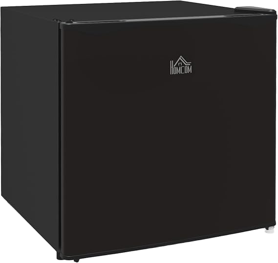 HOMCOM Tabletop Mini Freezer, 35L Capacity, Reversible Door, Black [Energy Class E]