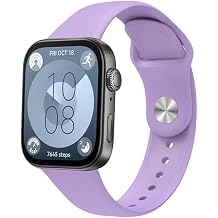 Silicone Cord Strap Flexible Soft Adjustable Compatible with Huawei Watch Fit 3/Fit 4/Fit 4 Pro