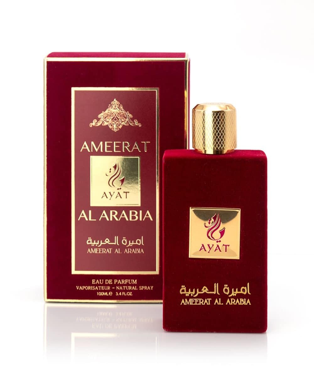 BUSINESS SQUARE BS Perfume Ameerat Al Arab Princess of Arabia by Asdaaf Eau de Parfum Woman Oud Oriental Musk Halal 100 ml Notes: Lemon Flower Fruit Musk Vetiver