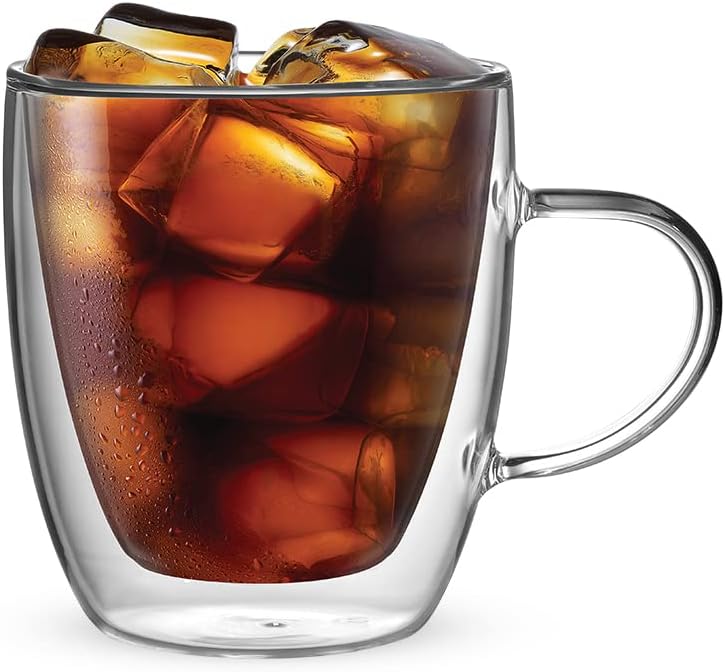 Bialetti - Capri Double Walled Glass Cup 350Ml 2-Piece Set