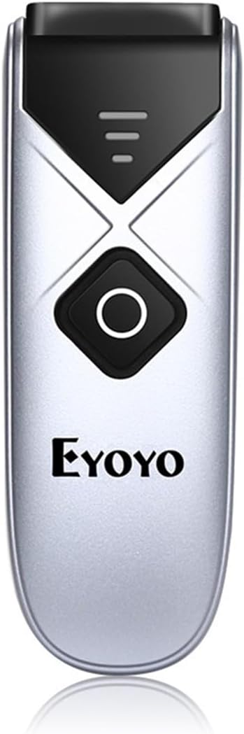 Eyoyo Barcode Scanner, Small, 2026 Model, Cord Reader, Wireless, USB, 2.4G, Bluetooth Compatible