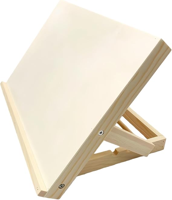 Desk Easel Wooden Adjustable Angle Portable Foldable Stand