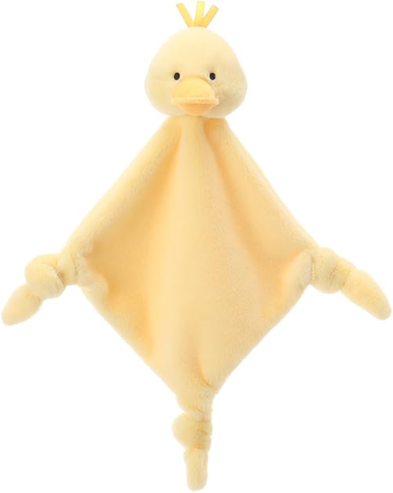 Apricot Lamb Duck Duckling Comforter Plush Security Blanket Soft Lovey 13"