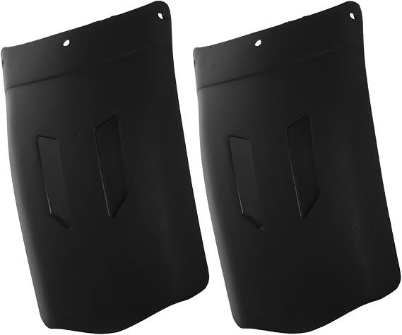 2pcs Black Plastic Front Mudguard for Electric Motorcycle Fork Mounted