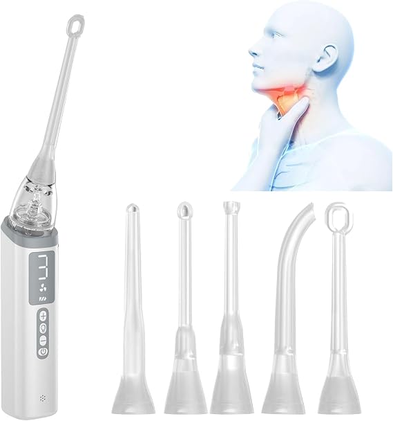 Electronic Tonsil Stone Remover Vacuum, Tonsil Stone Removal Kit, Instant Suction Tonsil Stone Removal Tool(NASA009)