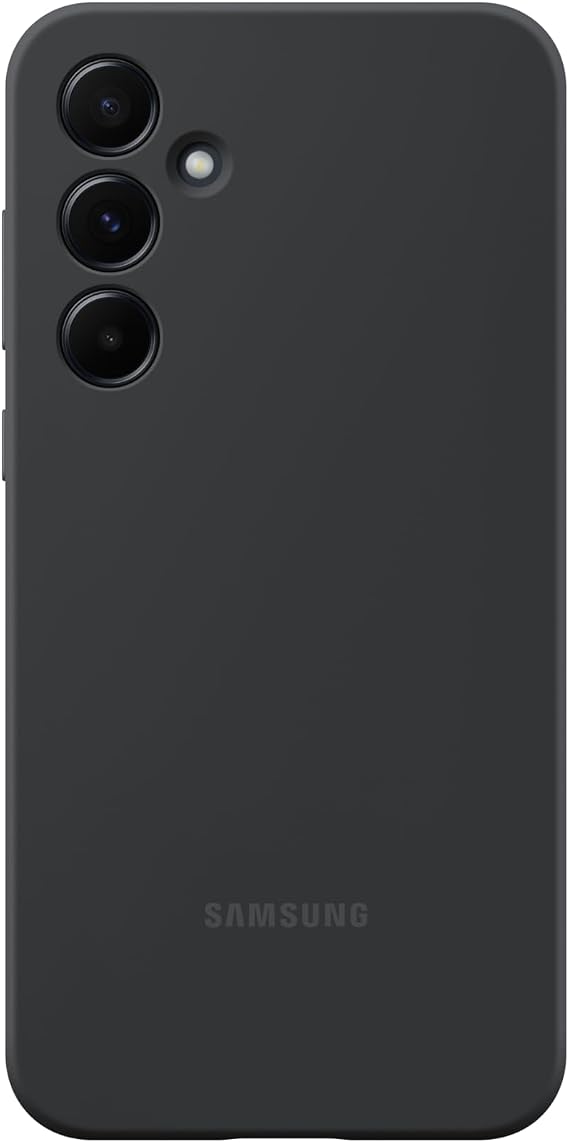 Official Silicone Case for Samsung Galaxy A55, Black