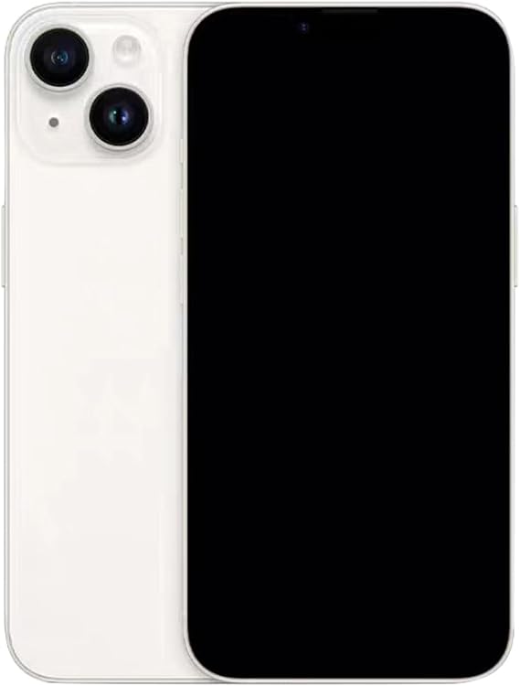 Dummy Phone Display Model for Apple iPhone 14/14 Pro Max No Logo Non-working Faux Phone 14Starlight_BlackScreen