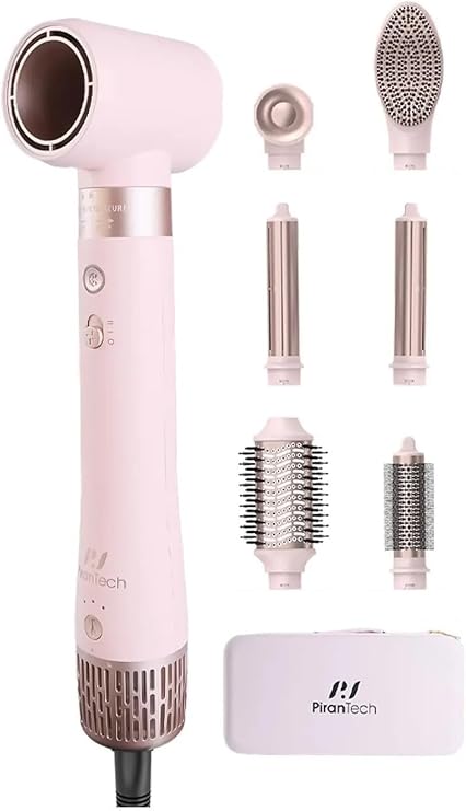 Pirantech KS-611 Airbreeze 6 Başlıklı Saç Şekillendirme Ve Kurutma Seti Bukle, Hacim, Hızlı Kurutma