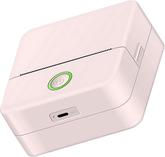 Portable Thermal Printer - BT Ket Printer for Picture Els, Handcraft Notes, Journ & Receipts - Includes Roll of Thermal (#1)