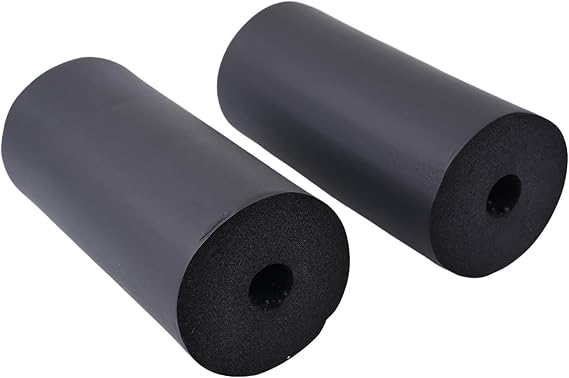 2PCS High Density Foam Foot Pads for Leg Extension Curl Machines, Replacement Sponge Covers for Inversion Tables & Gym Equipment, 20-22mm Tube Diameter Compatible(140MM)