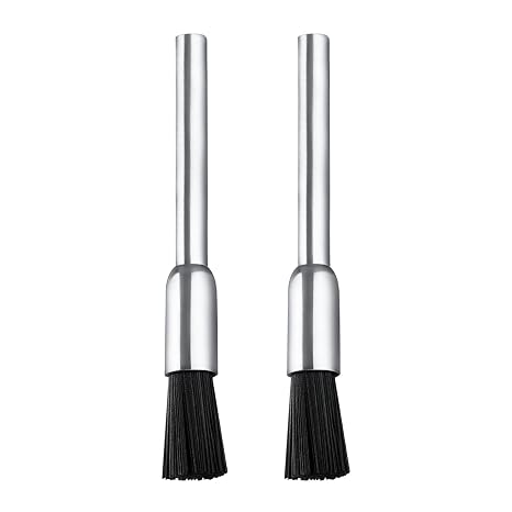 QQZ Nylon Bristle Brushes 405-02,1/8" Diameter, for General Cleaning and Polishing -2 Pcs