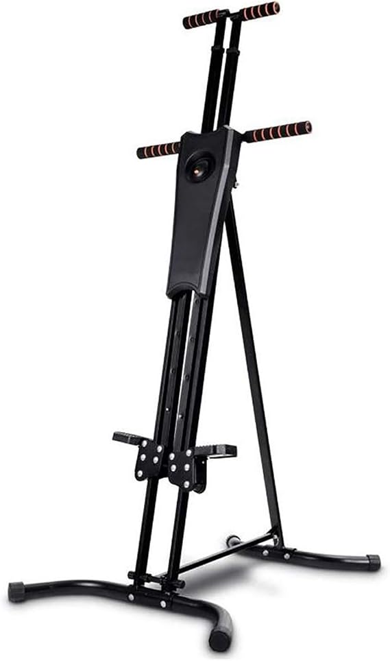 Vertical Climber Machine - Full Body Aerobic Training with LCD Display, Supports Up to 120kg for Home Fitness and Simulated Climbing Workouts
