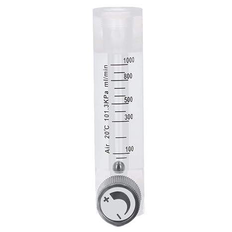 流量計 ガス流量計 10‑1000ml/min 酸素流量計 エアフローメーター 小型 多目的 読み取り簡単 水素 天然ガス 液化石油ガス