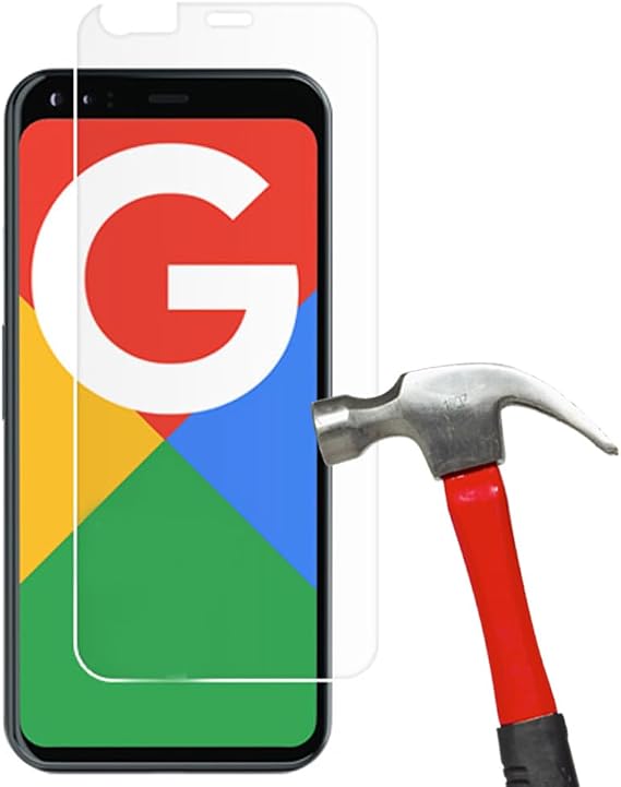 Google Pixel 4用ケース対応強化ガラススクリーンプロテクター クリア 3 Pack