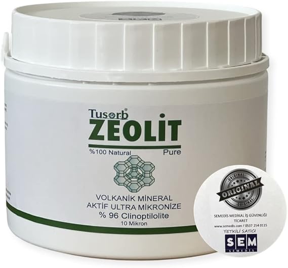 Semedis, Zeolit/klinoptilolit Aktif Ultra Mikronize 10 mikron Toz 2 x 300 gr