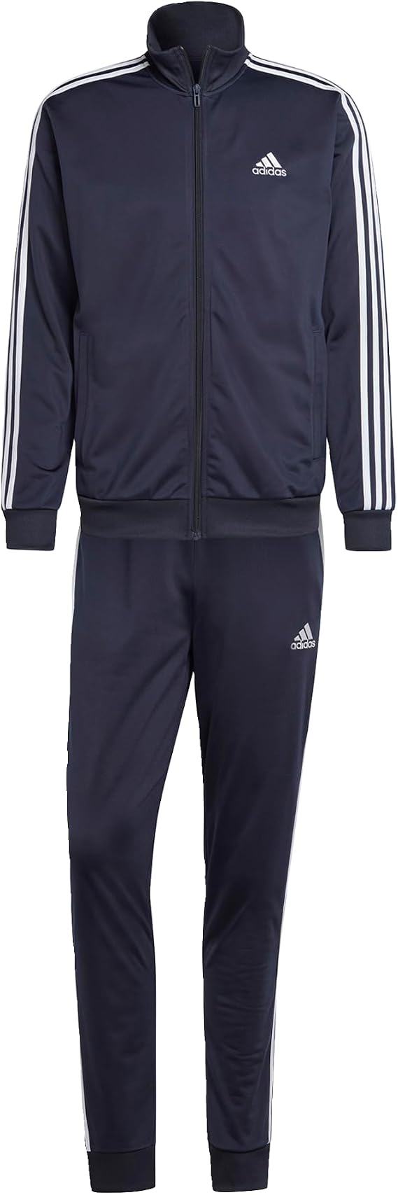 adidas Men's Sportswear Basic 3-stripes Tricot Track Suit Track Suit