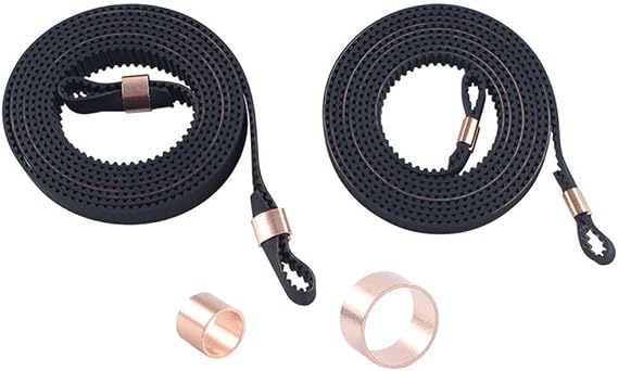 Replacement Timing Belt Kit for Anycubic for KOBRA 3 Max for COMBO, X Y Rubber Belt with Pre-installed Bushings, Stable Transmission Parts for 3D Printer