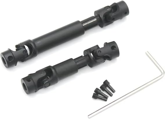 RC Car Parts Compatible With JJRC C8801 C8808 C8809 For TRX4M 1/18 RC Remote Control Car Accessories Middle Axle Metal Transmission Shaft