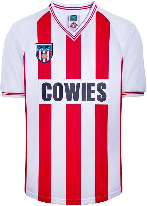 Score Draw Sunderland 1984 Retro Football Shirt