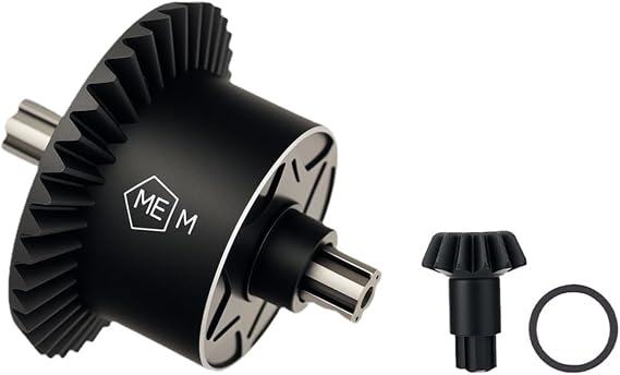 Enhanced Version 37T 17T Differential Gear Kit for Arrma 1/10 Senton Granite Vorteks Bigrock 3S BLX & 550 Mega Front Rear Diff 1/10 Kraton Outcast 4S BLX Series Upgrades Part Deep Black