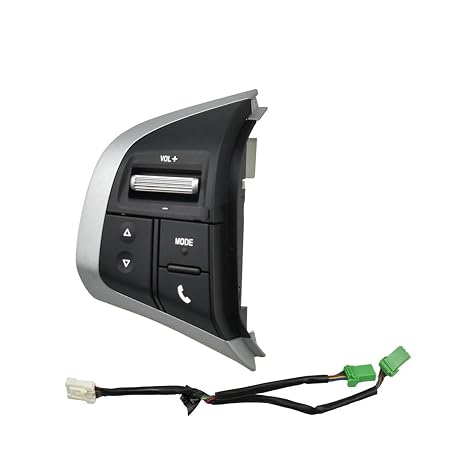 Steering Wheel Control Switch For Isuzu For D-Max 2015-2019 For MU-X For Chevrolet For Dmax 2019 Steering Wheel Switch Cruise Volume Control Button(Left-wire)