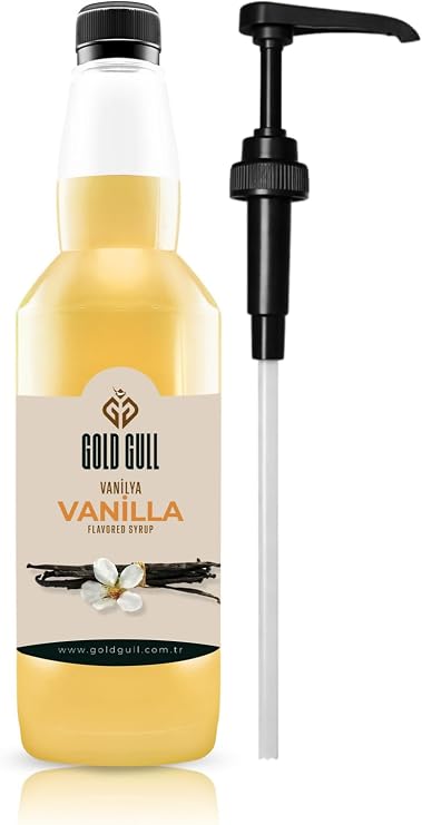 Gold Gull Vanilya Aromalı Kahve ve Meyve Şurubu 700 ml.