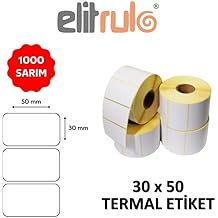 Barkod Etiketi 30x50 Termal - 1000 Adet