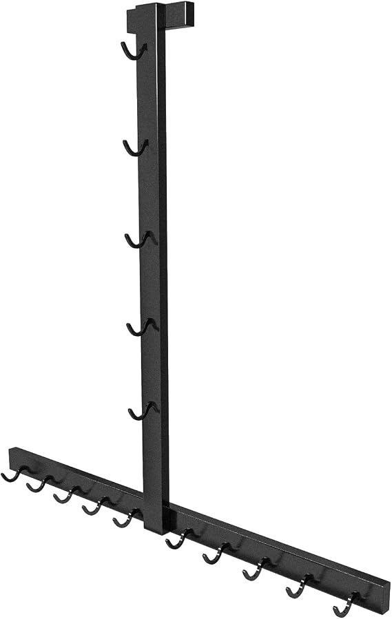LAT Pull Down Bar Gym Accessory Rack, Gym Accessories Rack LAT Bar Organizer, Lat Pulldown Attachments for Different Cable Handles,Home and Wall Fitness Heavy Duty A-Frame Stand